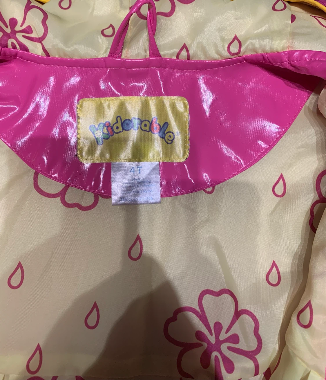 Kidorable pink kitten raincoat - photo 3