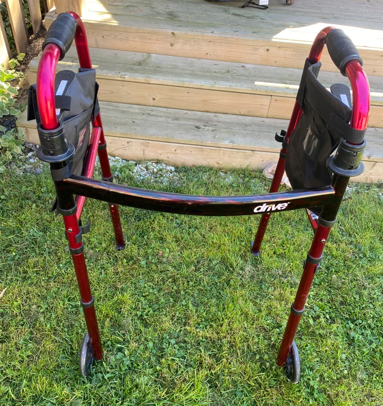 Drive Medical Red Folding Walker - photo 2