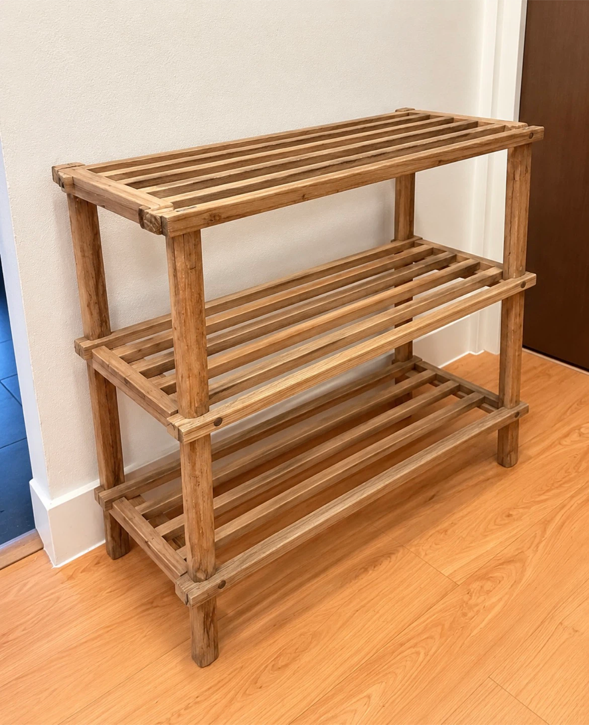 Wooden 3-Tier Shoe Rack