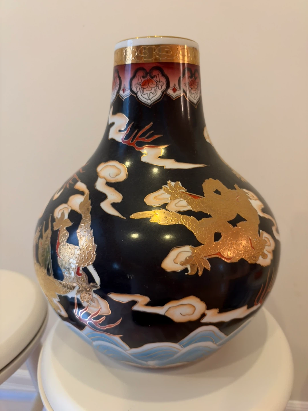 Decorative Porcelain Dragon Vase - photo 2