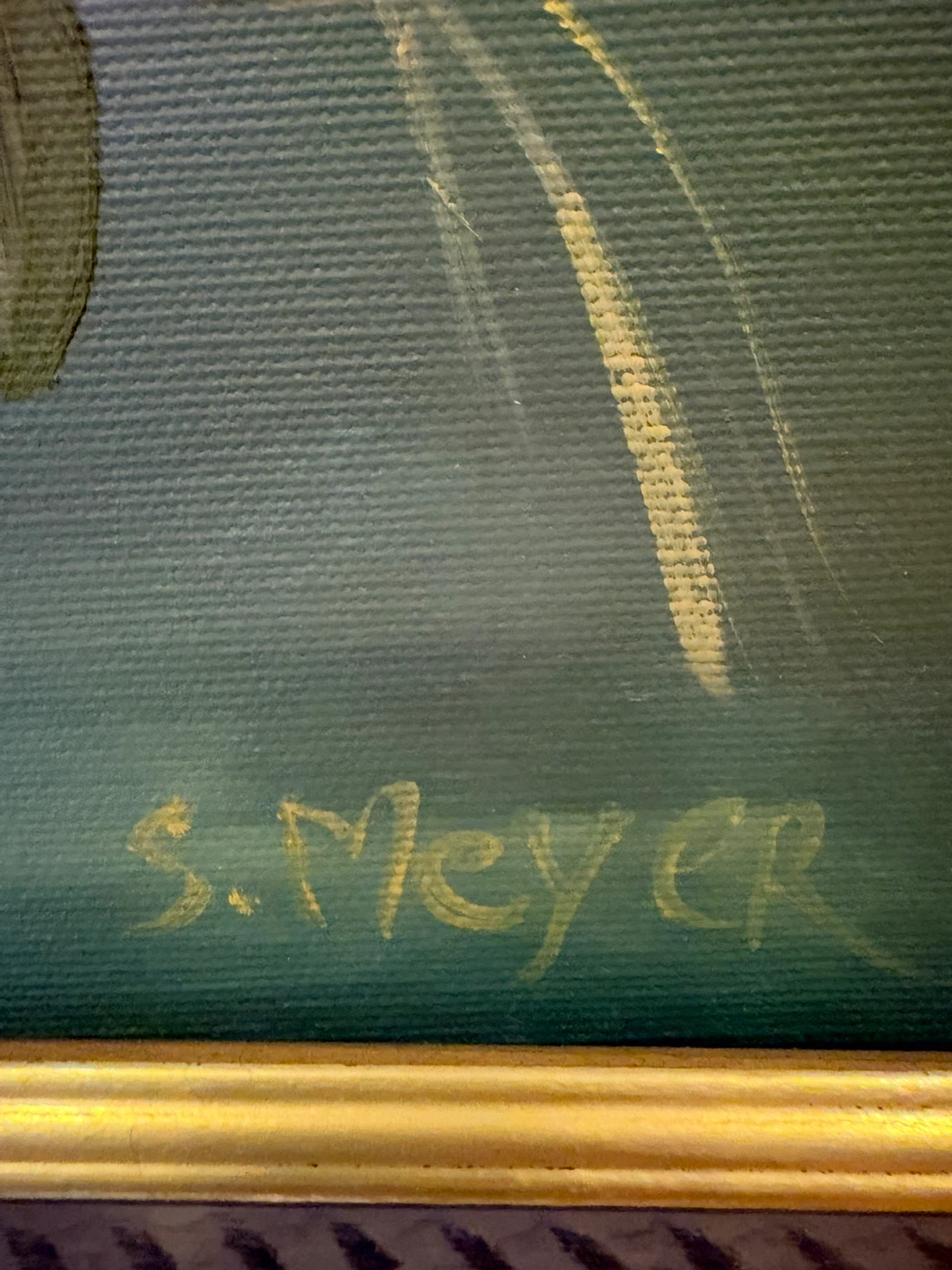 S. Meyer Original Floral Oil Painting - photo 3