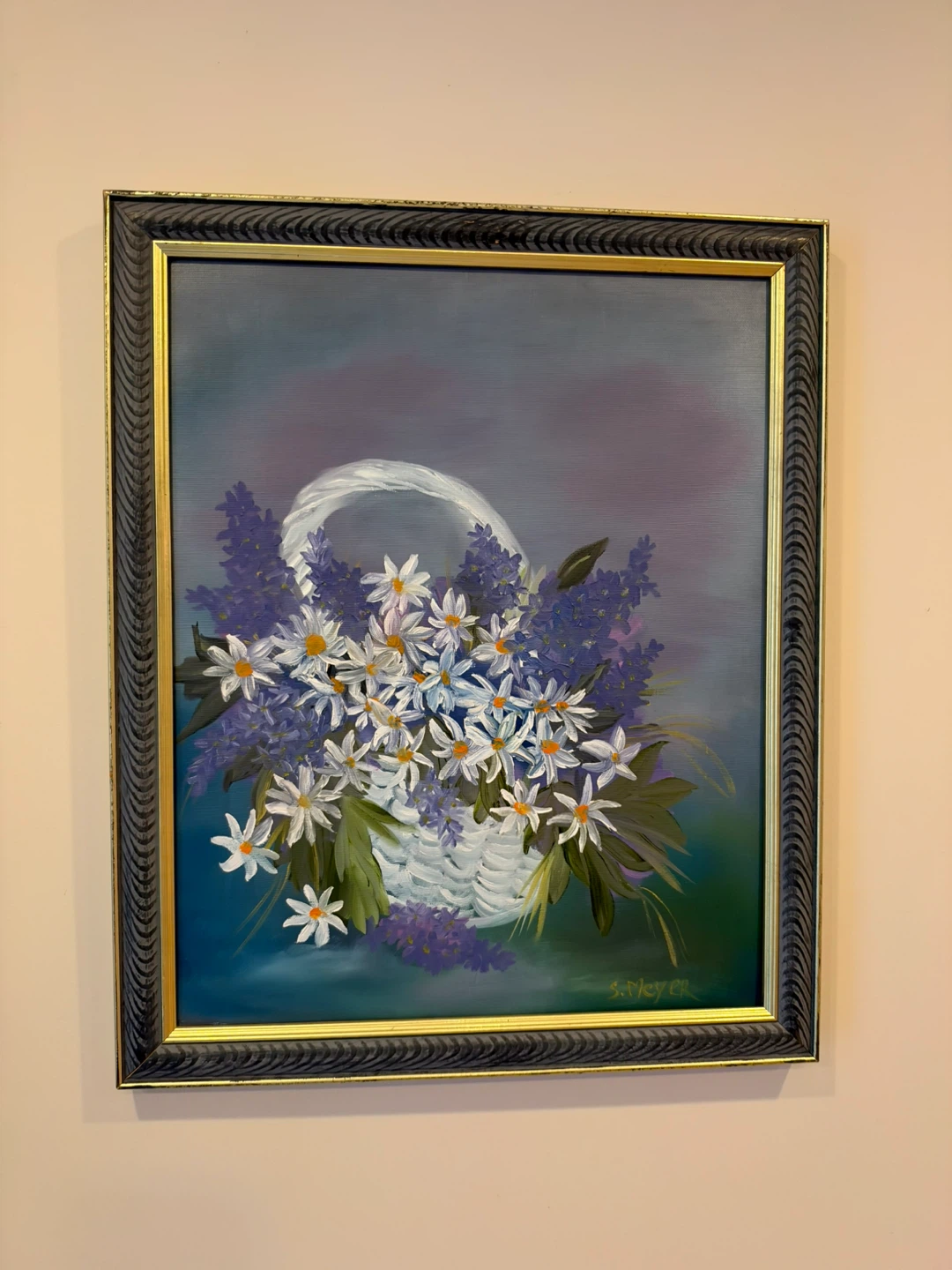S. Meyer Original Floral Oil Painting - photo 4