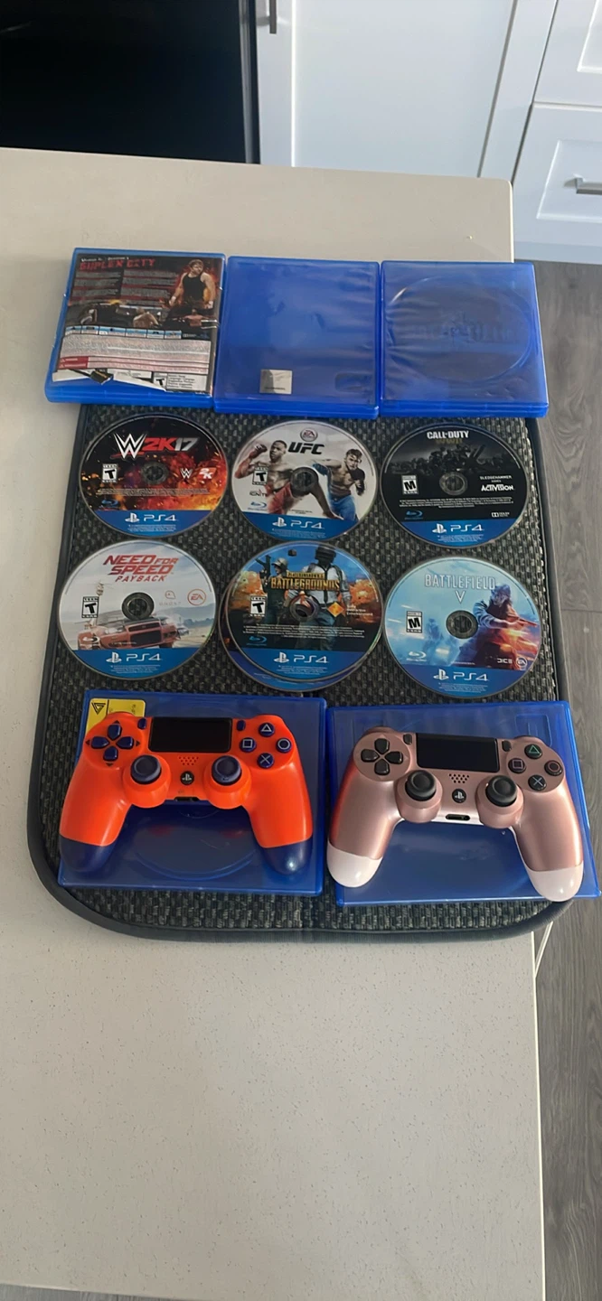 Sony PlayStation 4 Camouflage Console and Controllers