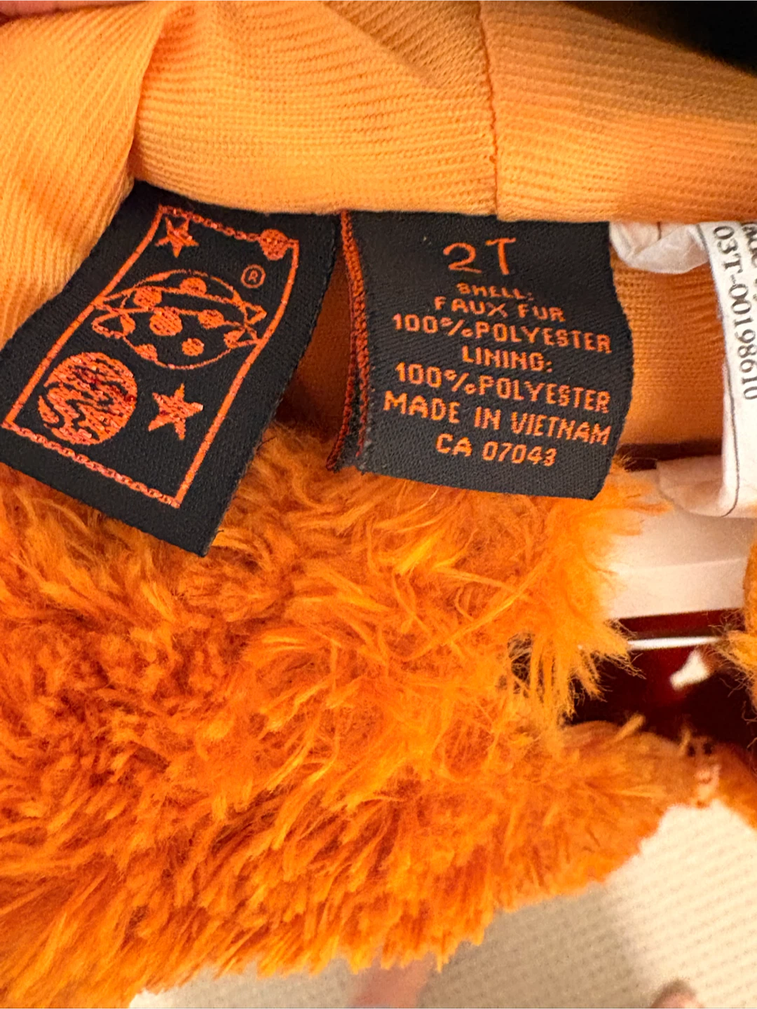 Tiger plush costume- Size 2T - photo 4