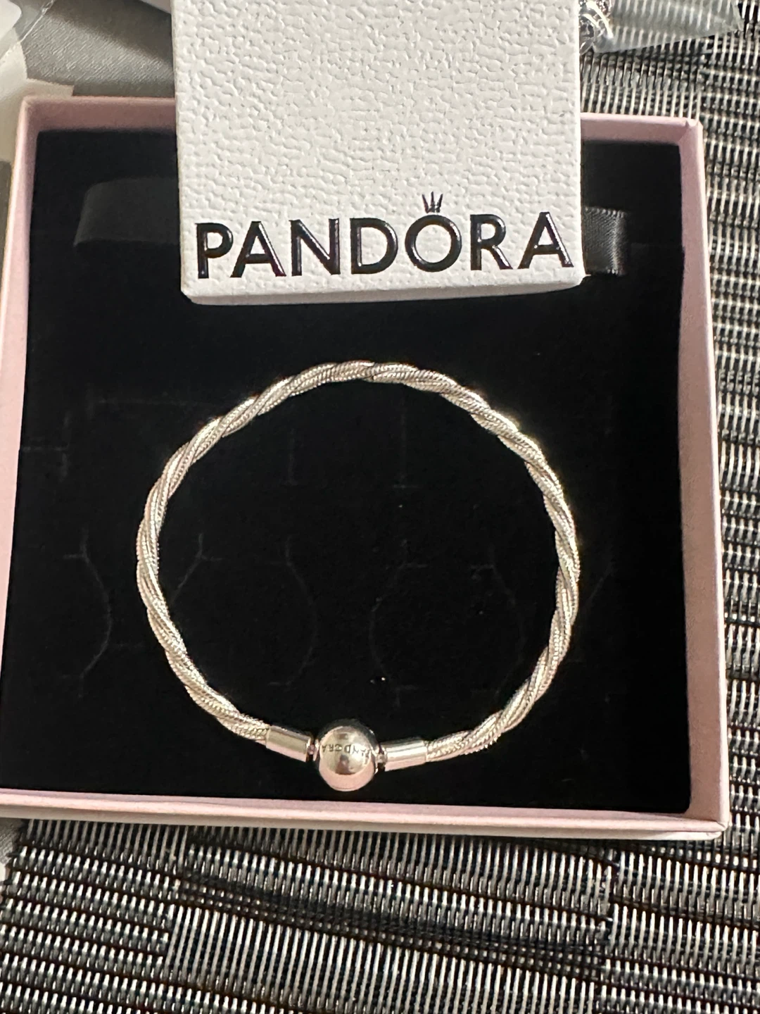 Pandora Twisted Silver Bracelet