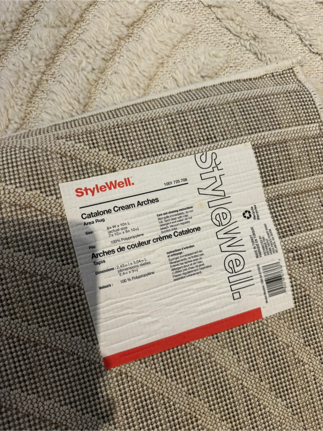 StyleWell Catalone Cream Arches Area Rug - photo 3