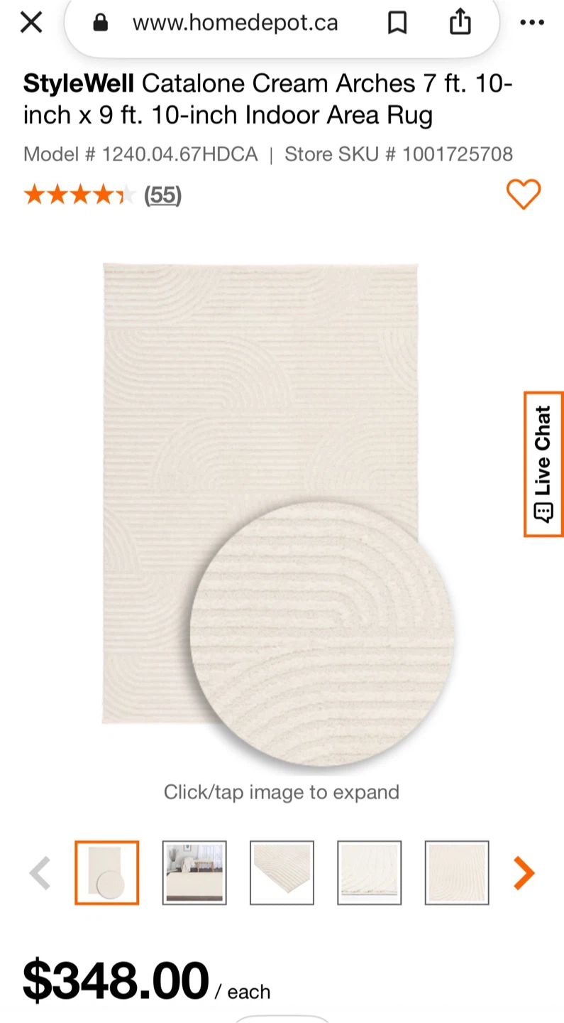 StyleWell Catalone Cream Arches Area Rug - photo 5