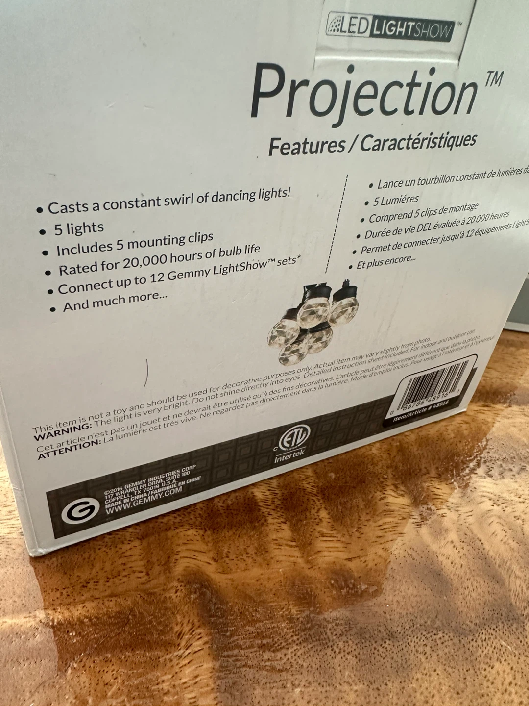 Gemmy LED LightShow Projection Set - photo 4
