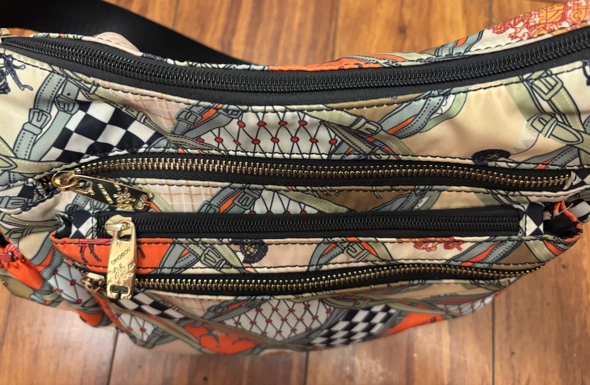 Gingibom Crossbody Bag with equestrian pattern - photo 3