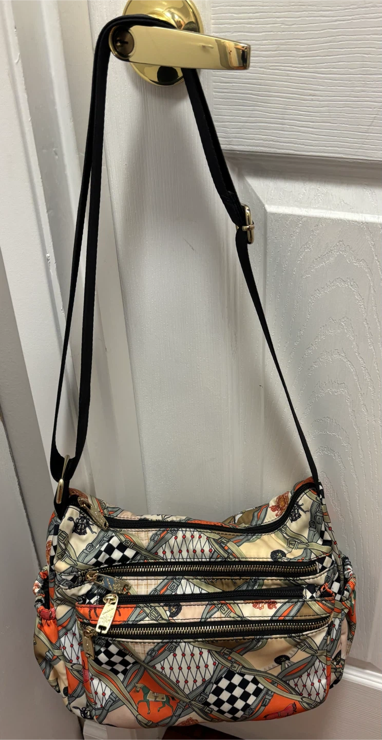 Gingibom Crossbody Bag with equestrian pattern - photo 4