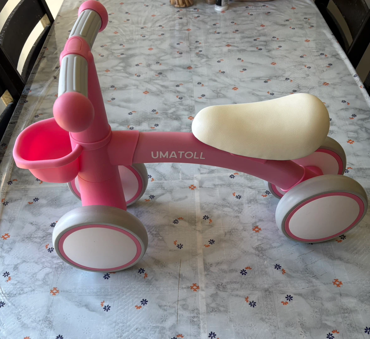 UMATOLL Baby Balance Bike – Pink – 12–24 Months - photo 2