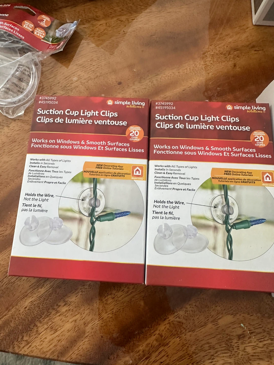 Holiday Time Light Clips and Simple Living Suction Hooks - photo 2