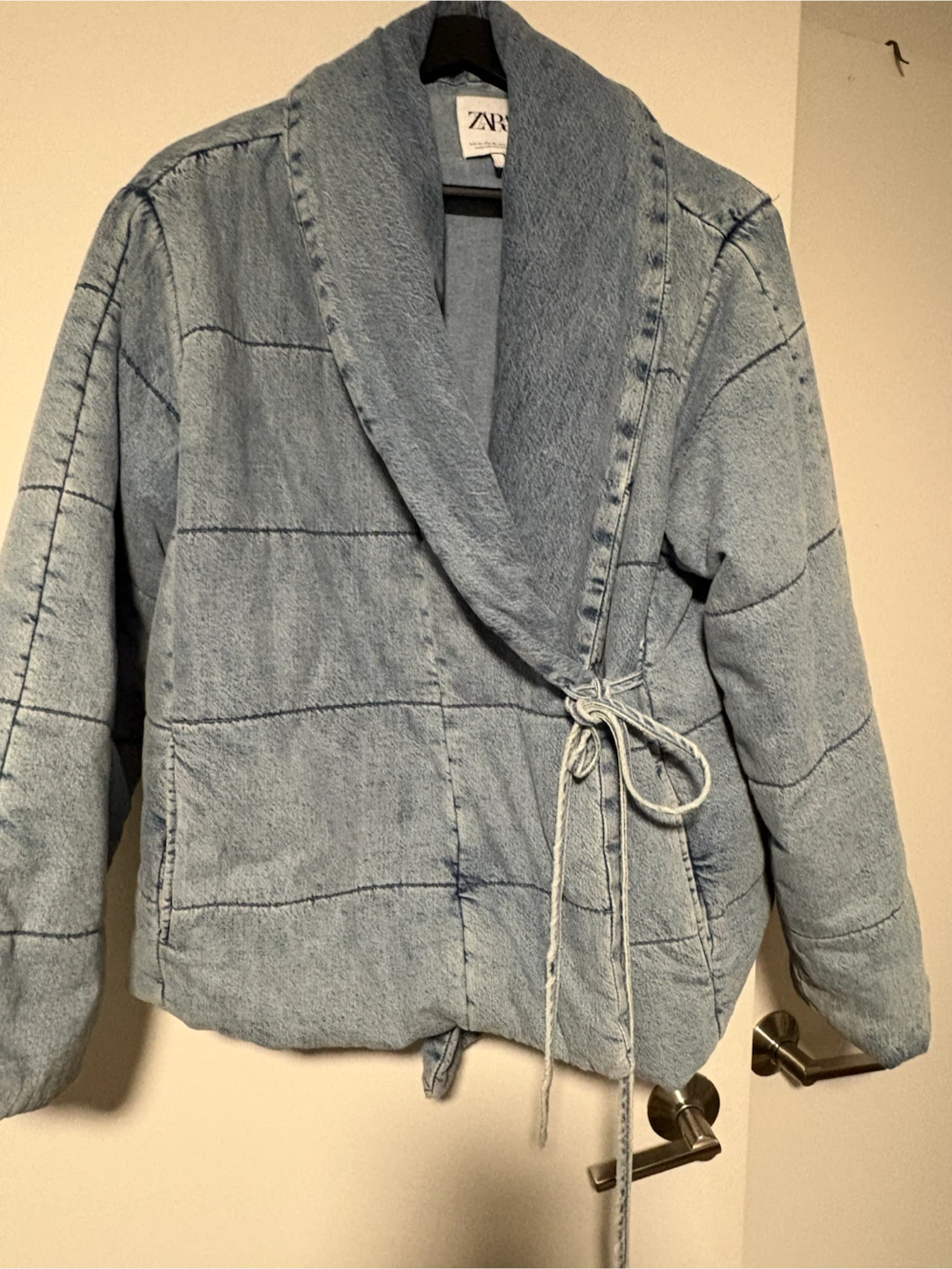 Zara Denim Cotton Coat
