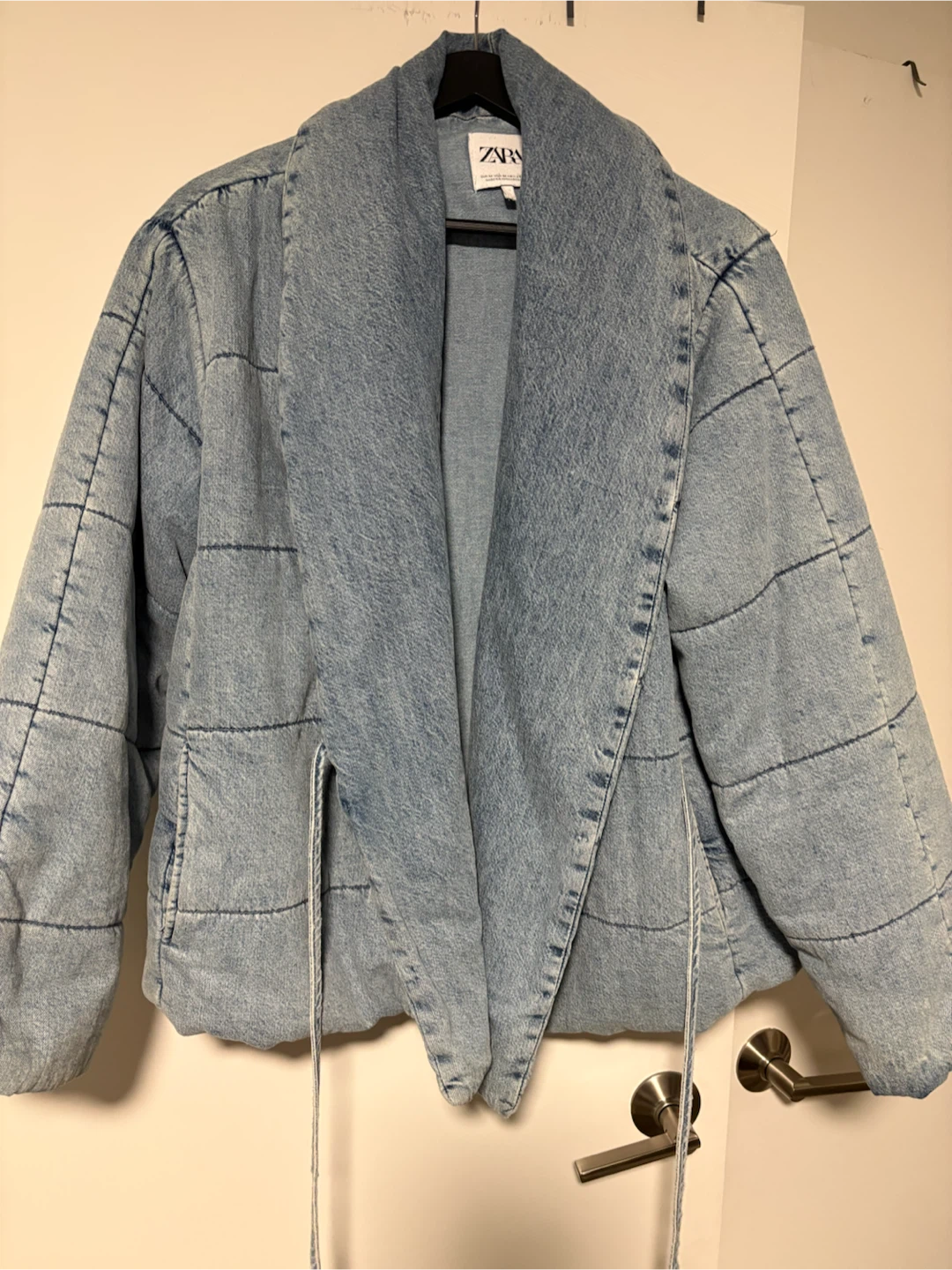 Zara Denim Cotton Coat - photo 2
