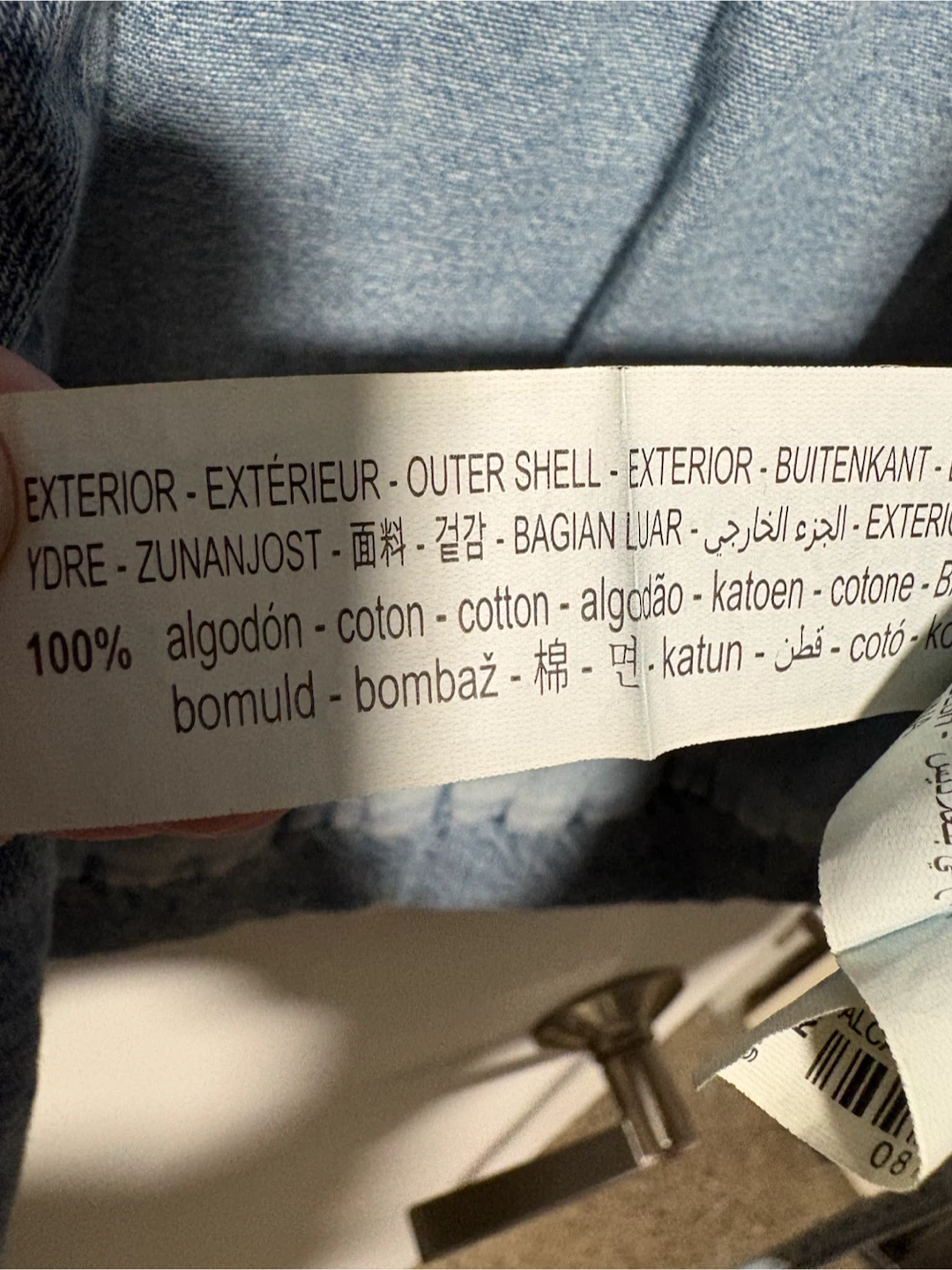 Zara Denim Cotton Coat - photo 4