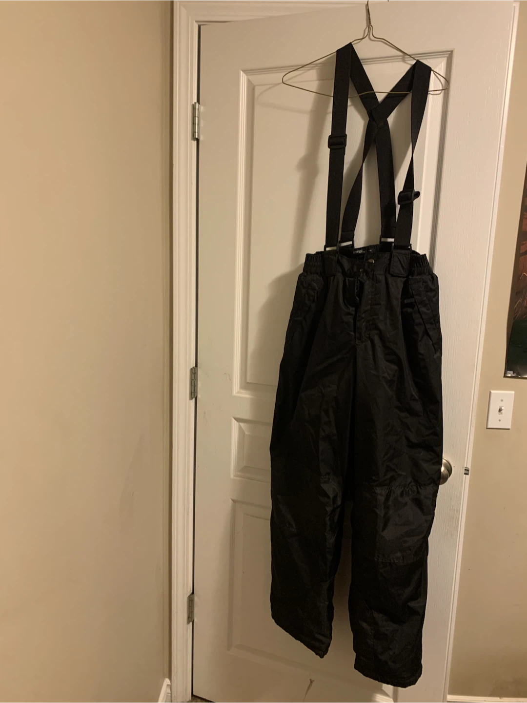 George Black Ski Pants with Suspenders