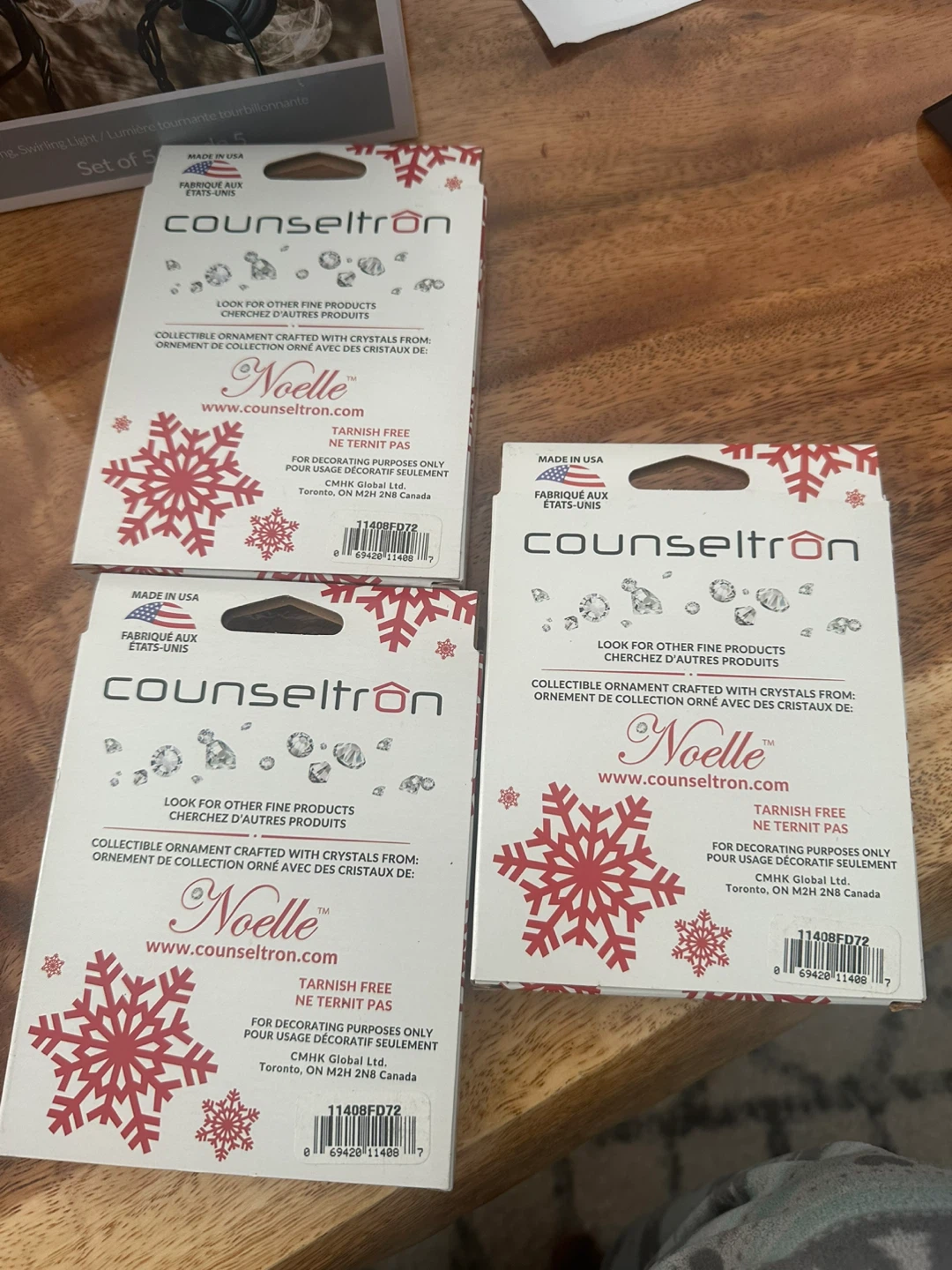 3 Counseltron Noelle Collectible Photo Ornaments - photo 2