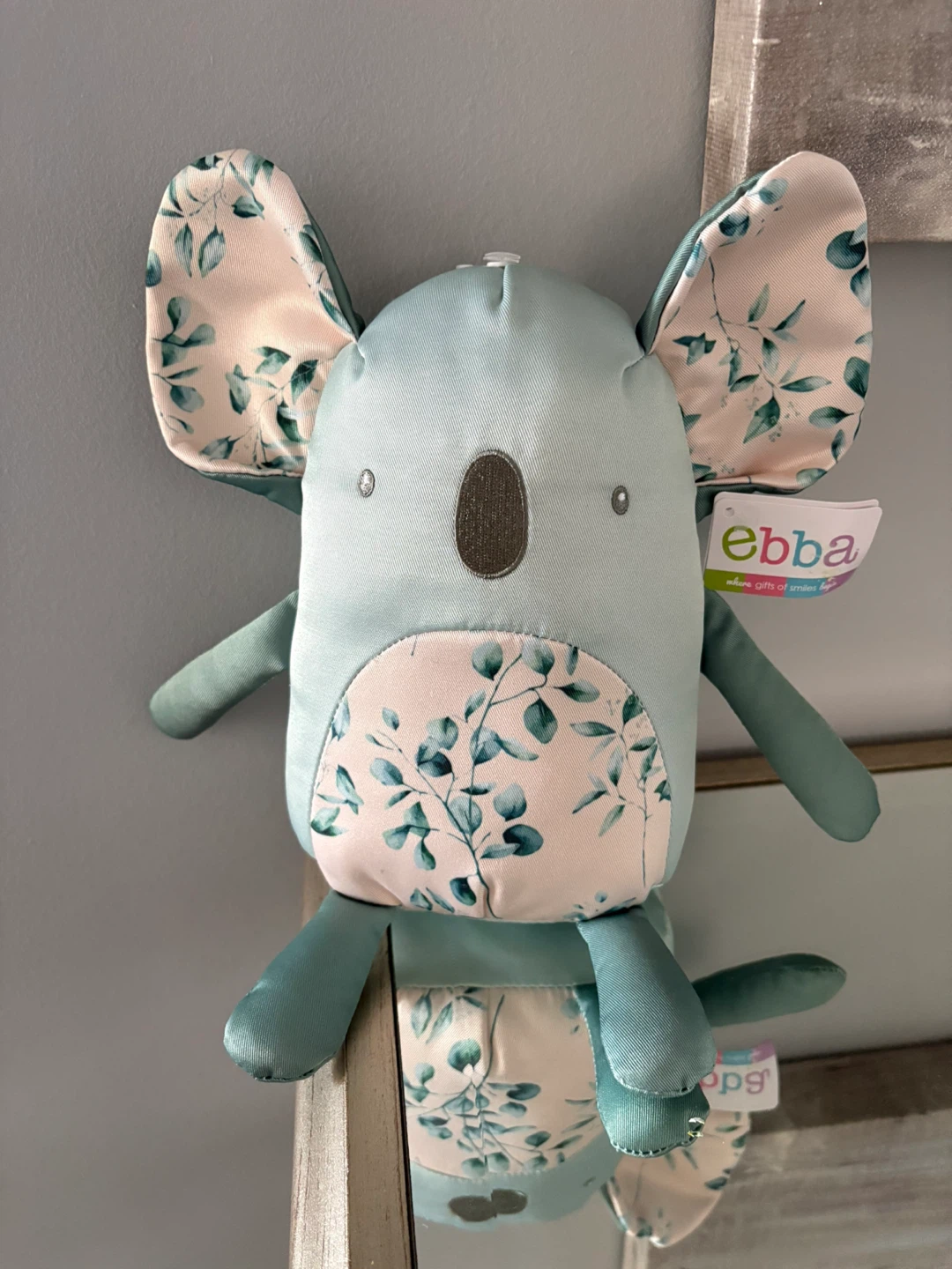 Ebba brand green satin finish koala plush 11” NWT - photo 2