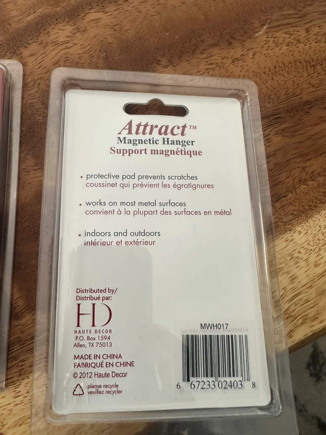 Haute Decor Attract Magnetic Hangers, Set of 5 - photo 2