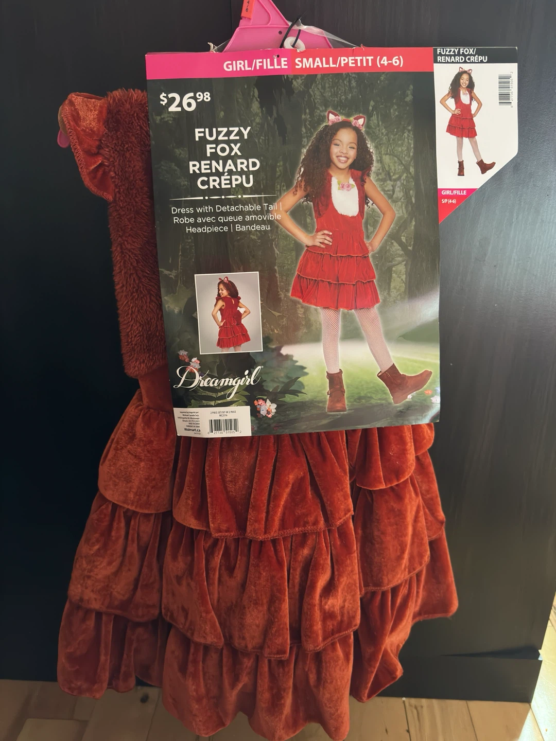Dreamgirl Fuzzy Fox Costume Small