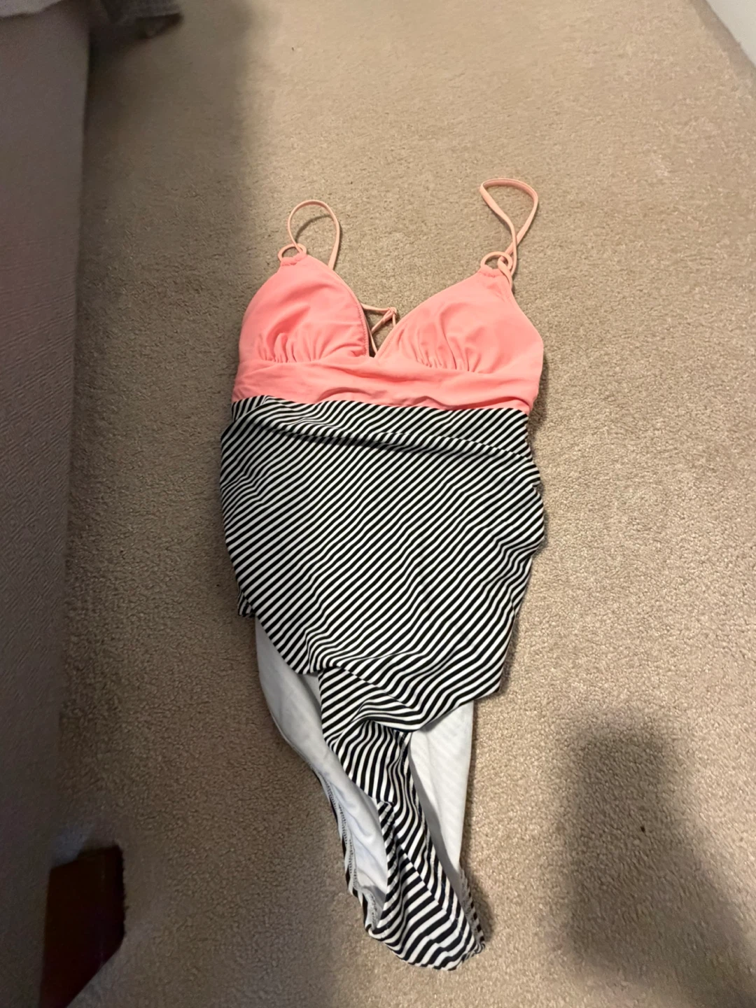 Medium/large Striped one-piece swimsuit - photo 2