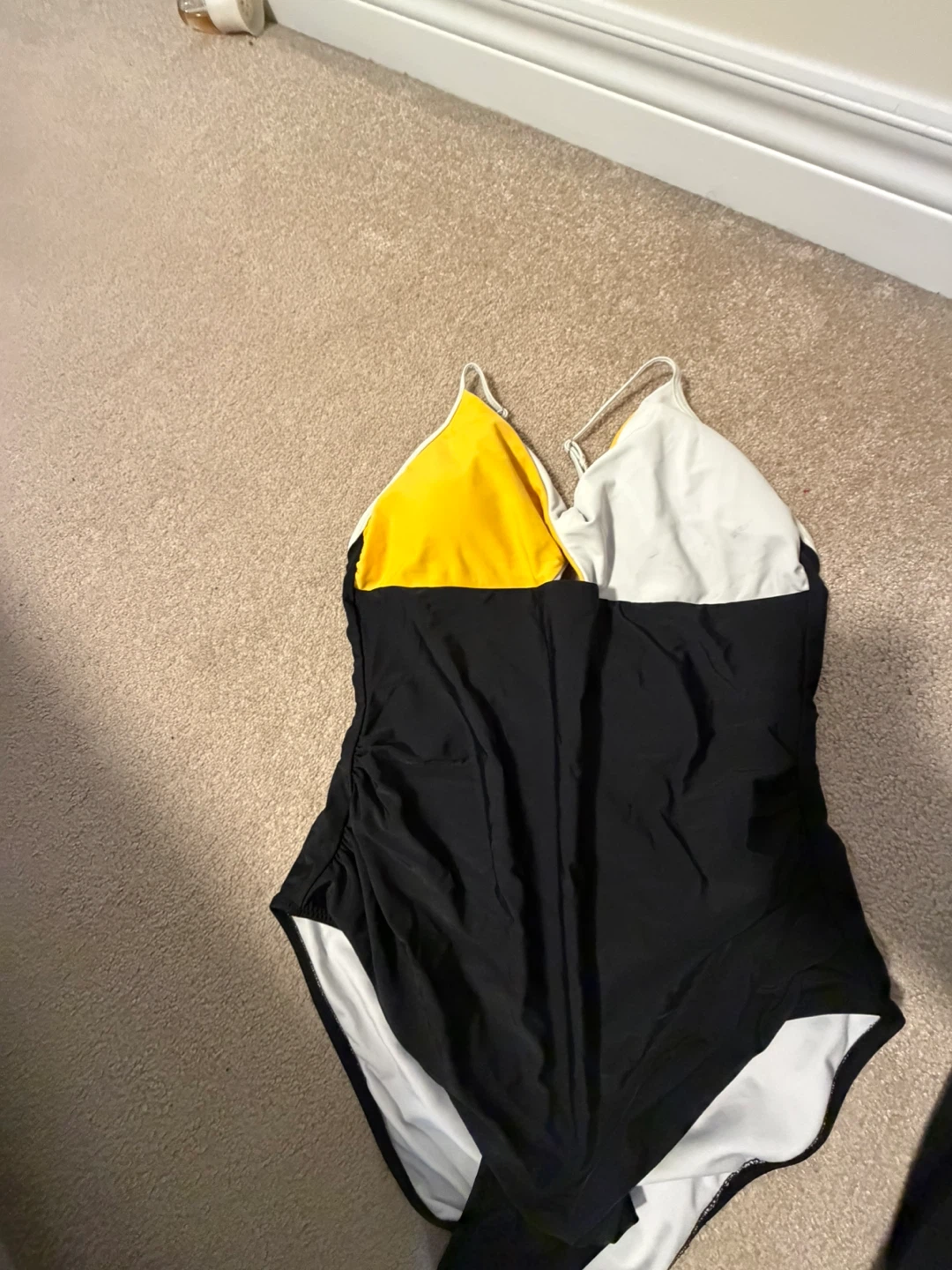 Colour Block One-Piece Swimsuit