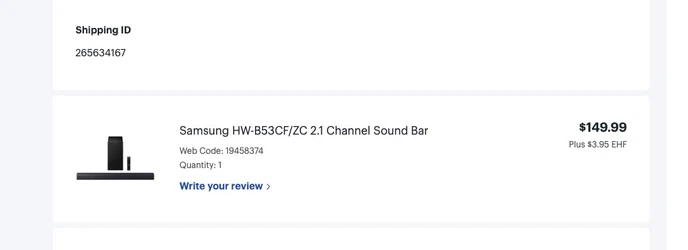 Samsung Sound Bar