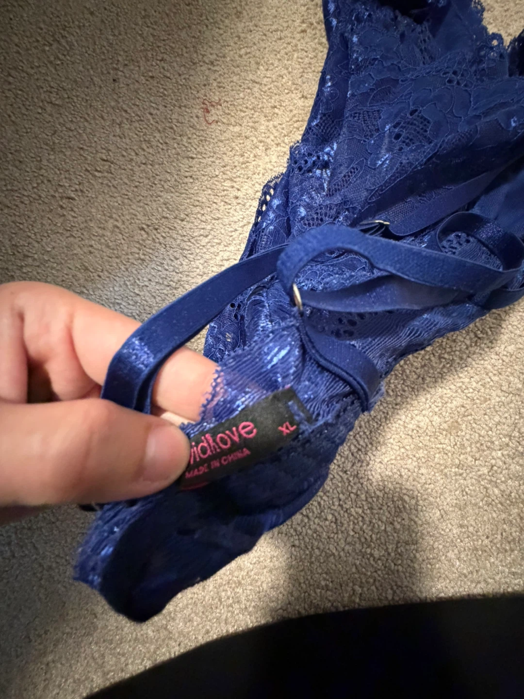 Vividlove Blue Lace Lingerie