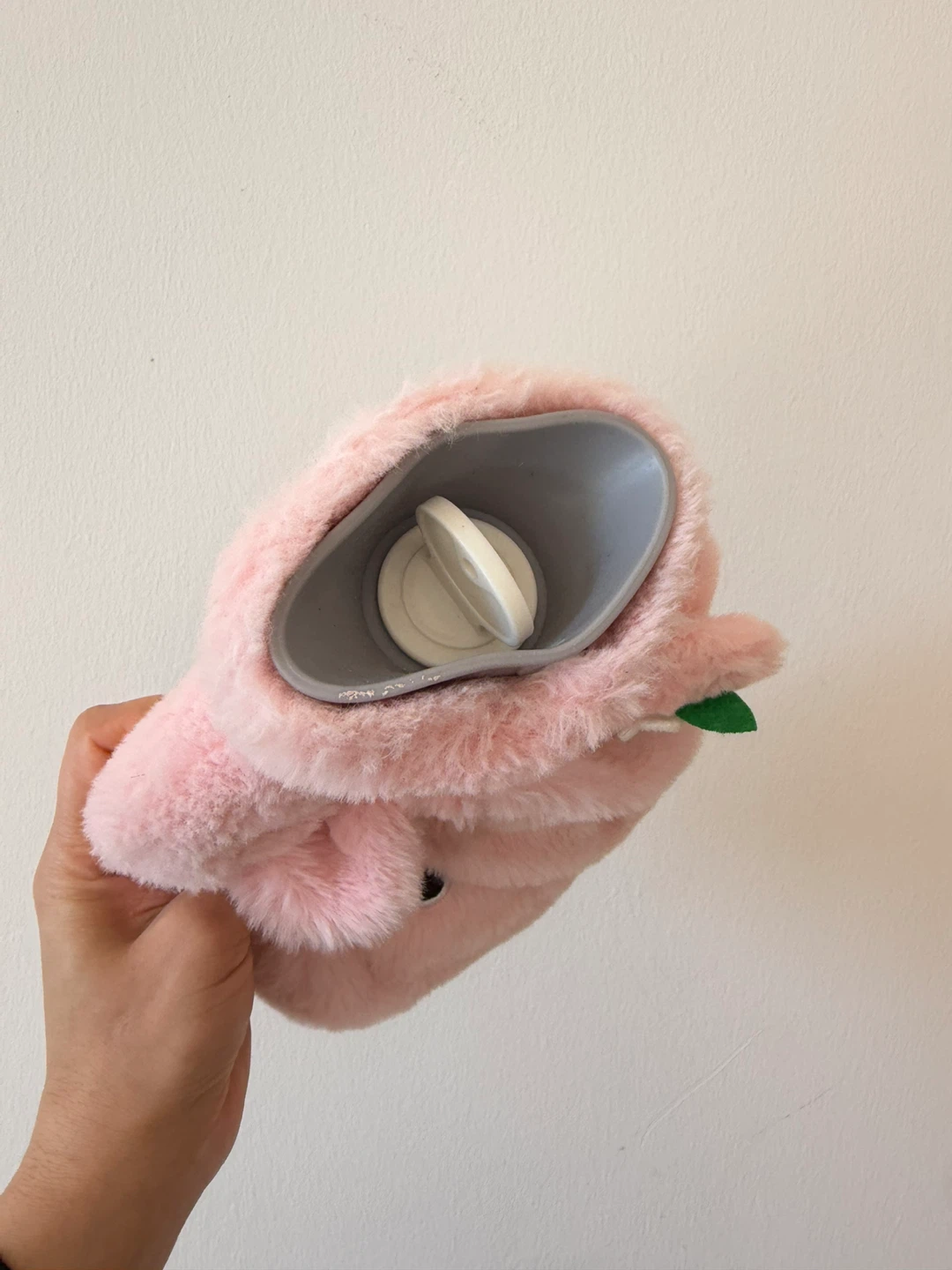 Pink Faux Fur Hot Water Bottle - photo 2
