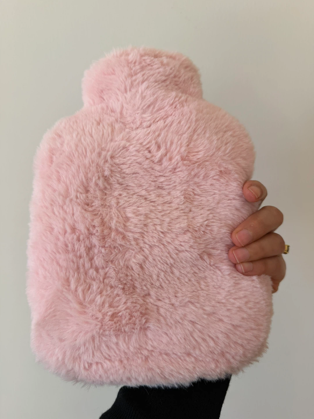 Pink Faux Fur Hot Water Bottle - photo 3