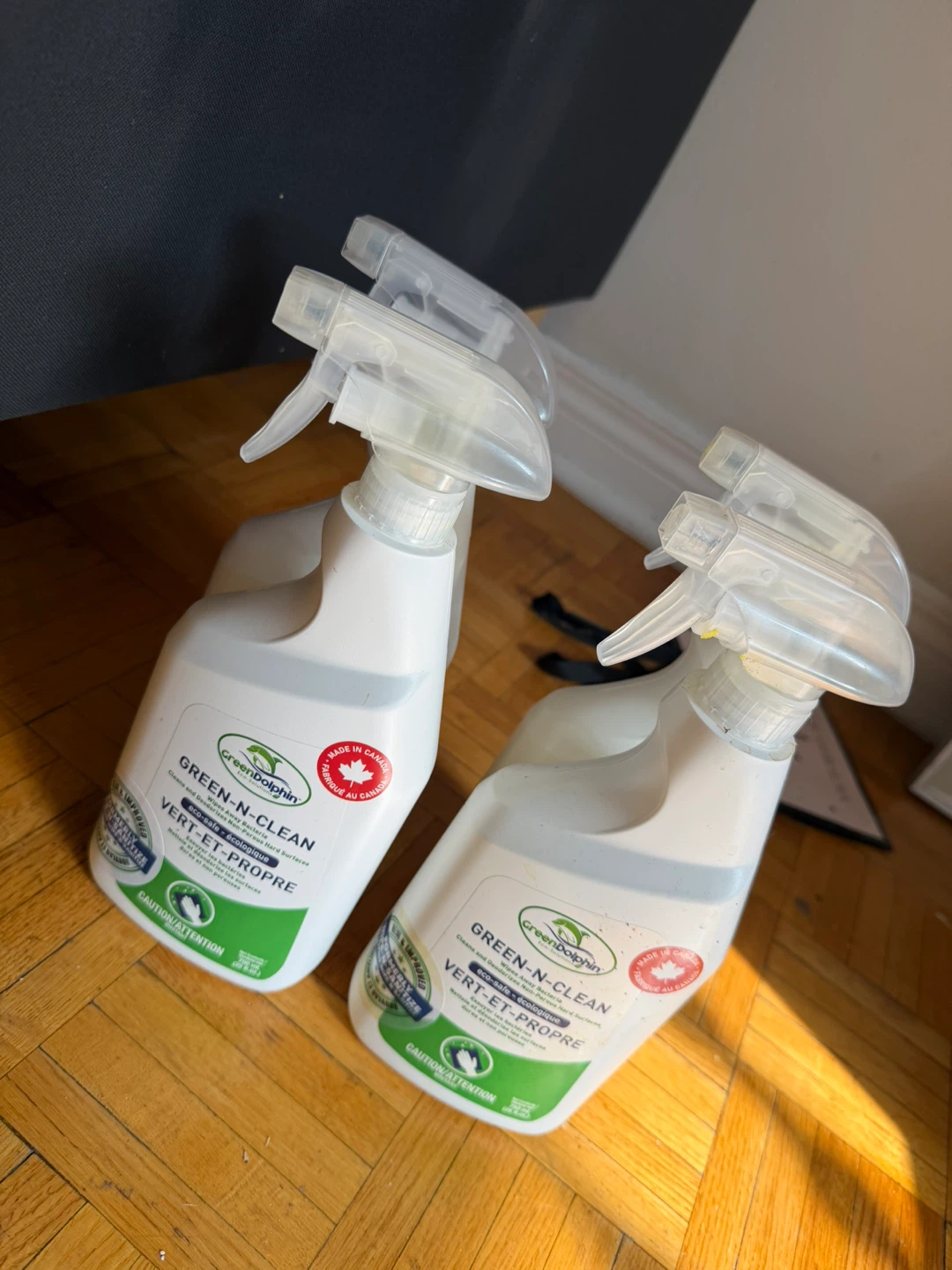 4 GreenDolphin Green-N-Clean Spray Bottles