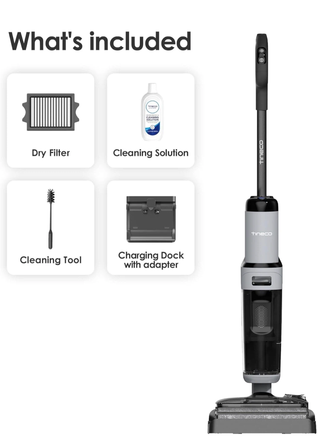 Tineco Floor ONE i5 Stretch Wet Dry Vacuum Cleaner– Brand New - photo 3