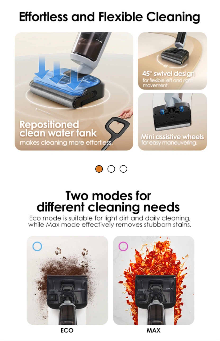 Tineco Floor ONE i5 Stretch Wet Dry Vacuum Cleaner– Brand New - photo 4