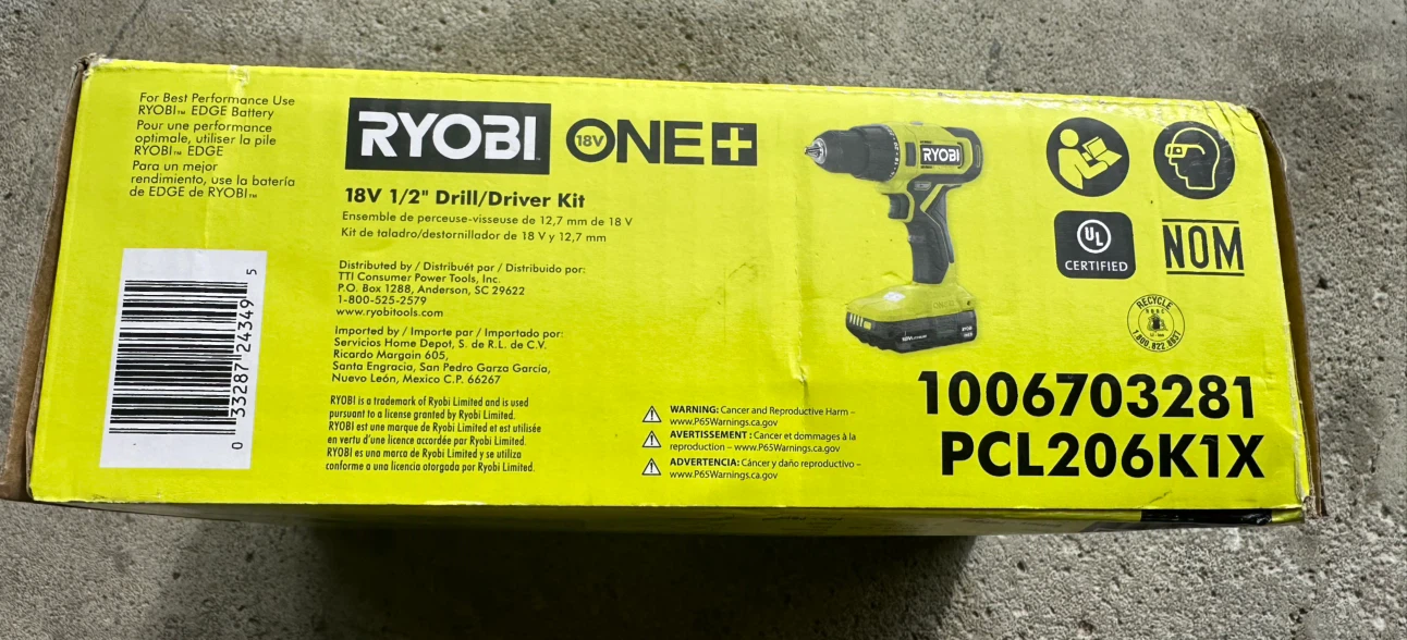 Firm price Ryobi ONE+ 18V 1/2-inch Drill/Driver Kit - photo 2