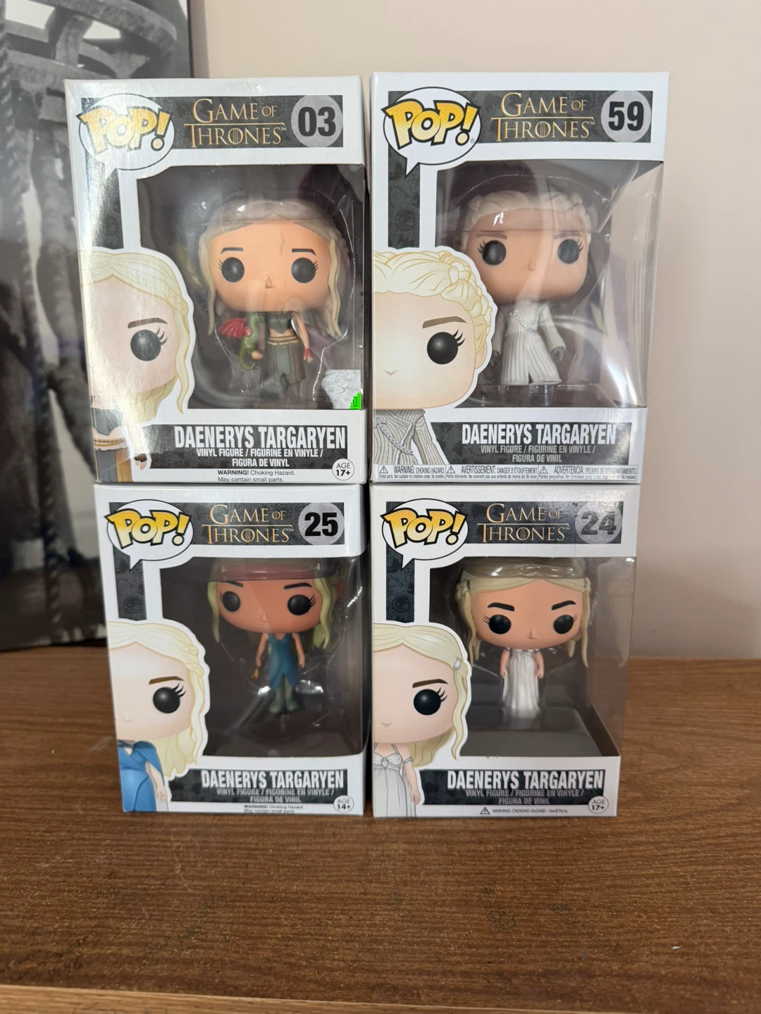 Game of thrones Daenerys Funko pops