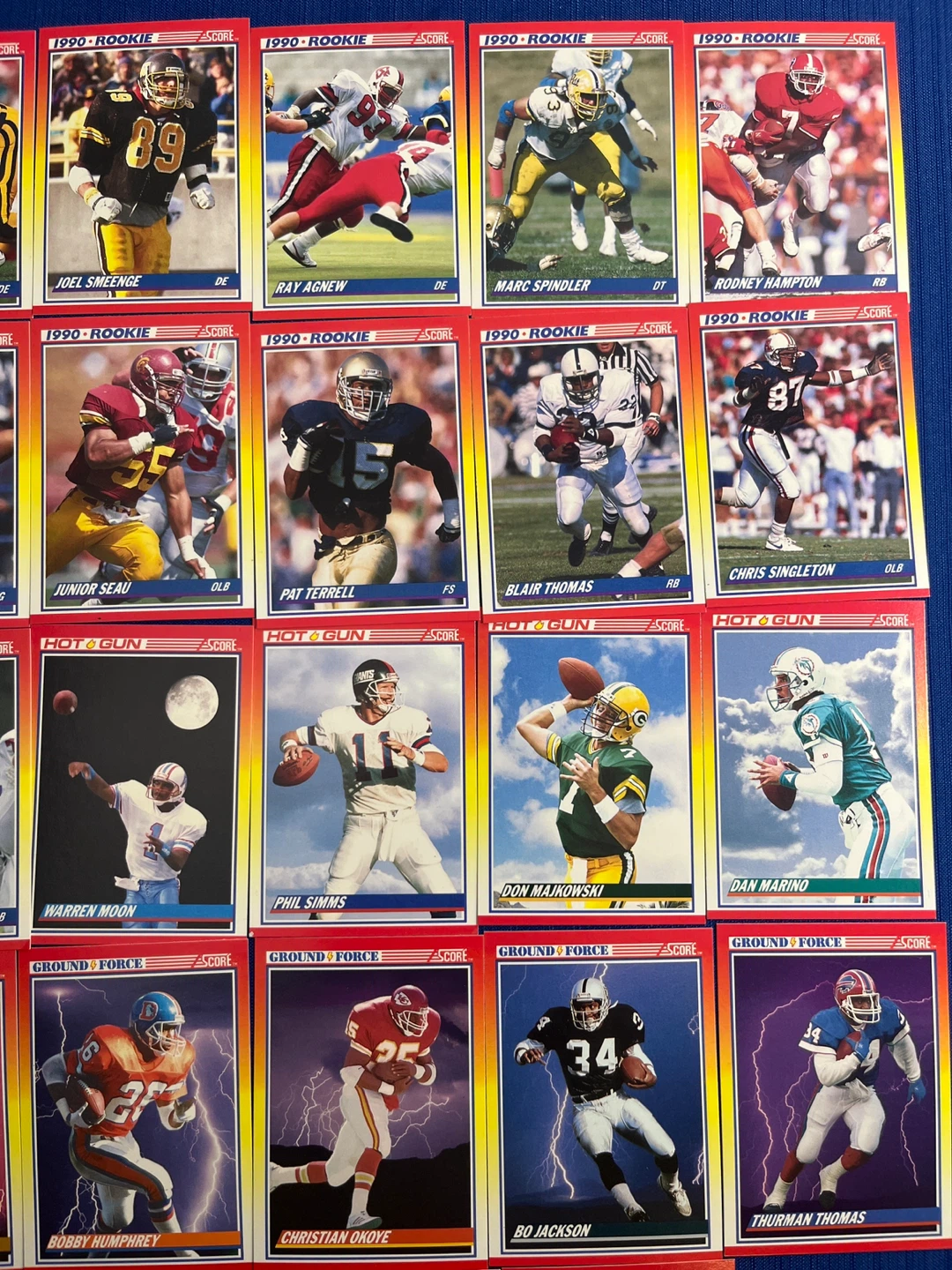 🏈 1990 Score Football Star & Rookie Card Lot (39 Cards Total) 🏈 - photo 3