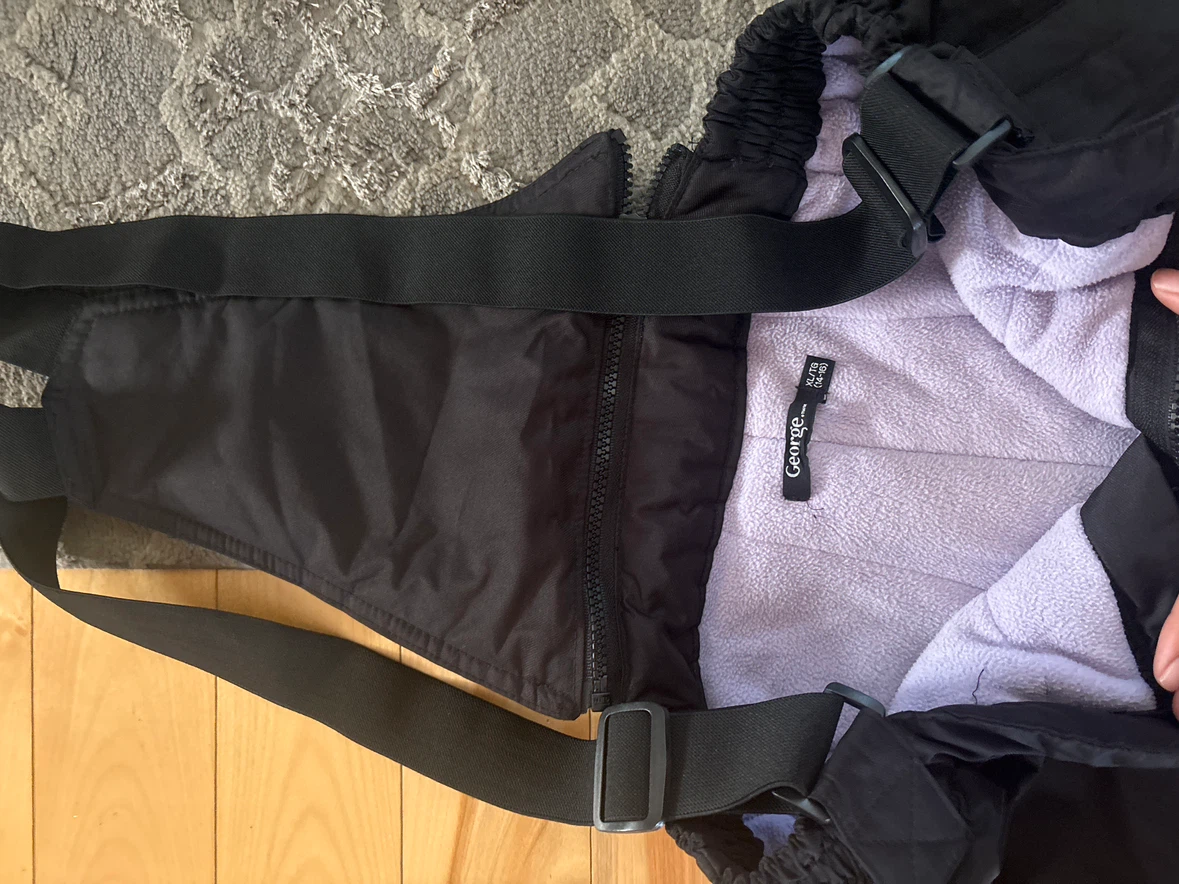 George Kids Black Snow Pants - photo 2
