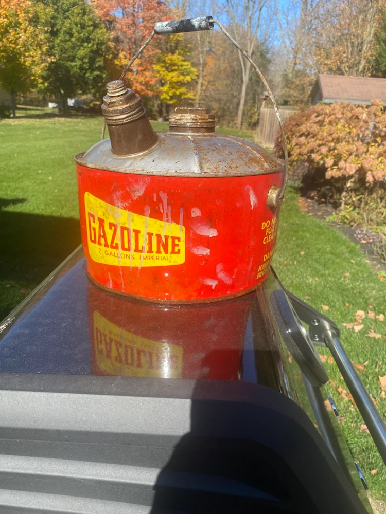 Vintage Metal Gasoline Can