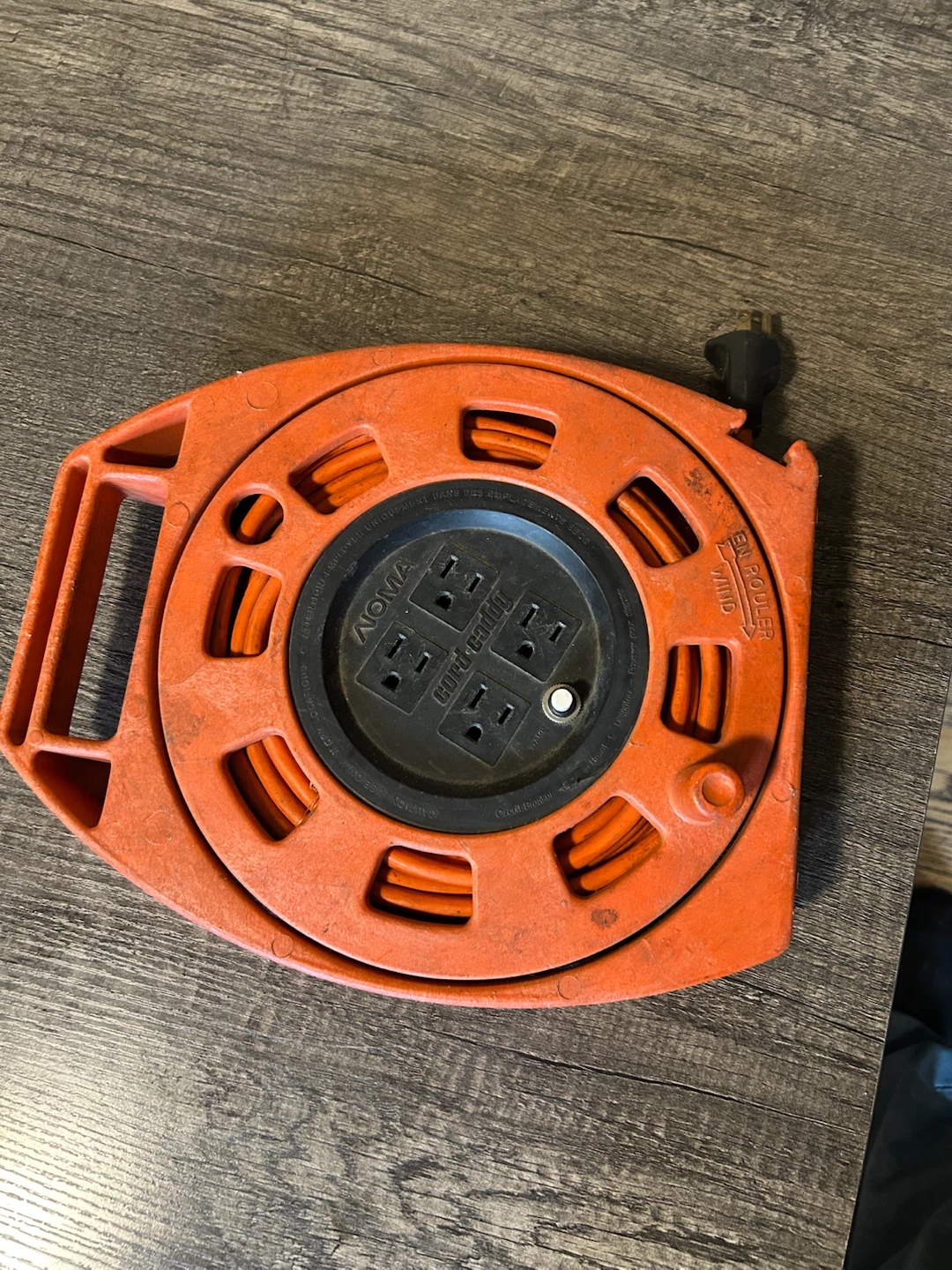 NOMA Cord Caddy Extension Cord Reel