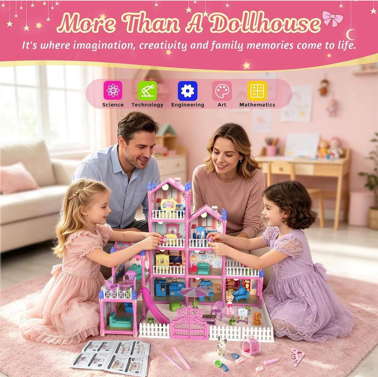 Princess Dollhouse with 291 Pieces - photo 5