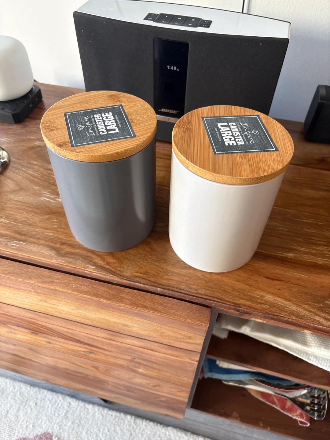 Xmas gift 🎁 contemporary Inspire Large Canisters Set