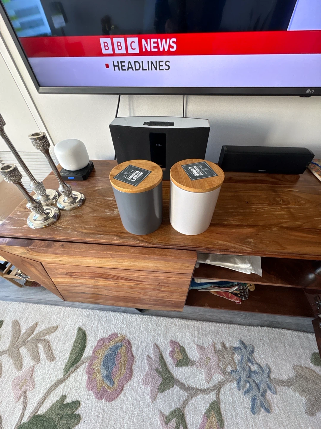 Xmas gift 🎁 contemporary Inspire Large Canisters Set - photo 4