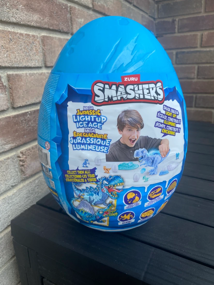 Zuru Smashers Mega Large Jurassic Lightup Ice Age Egg - photo 2