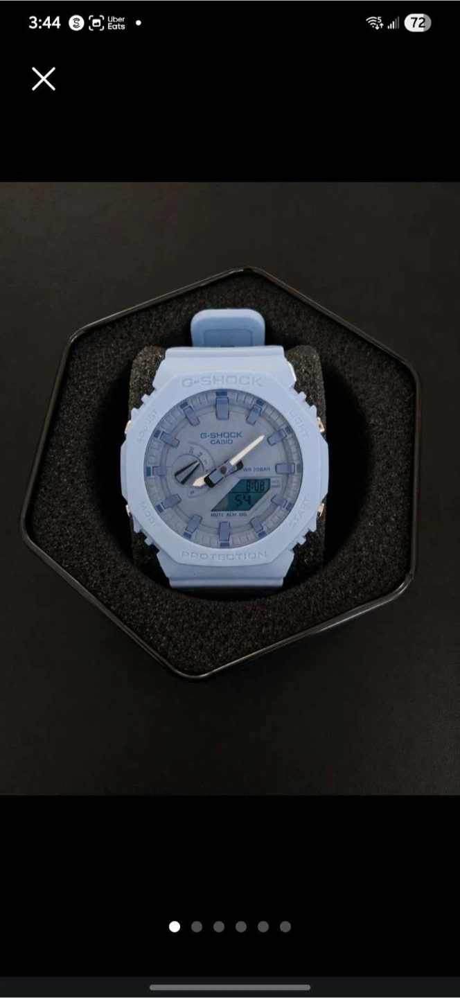 Casio G-Shock Watch Light Blue