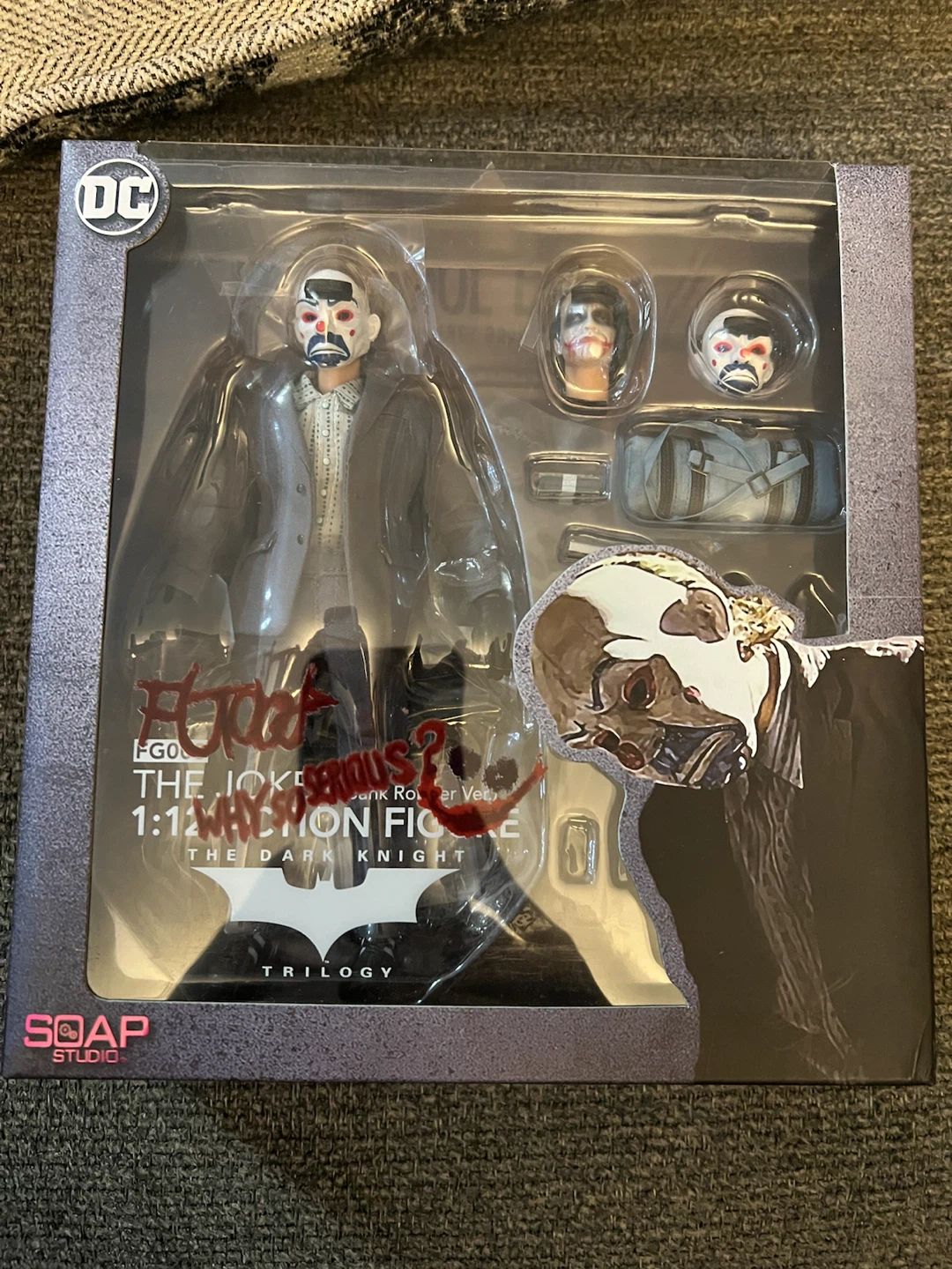 Soap Studio The Joker Bank Robber 1:12 Action Figure