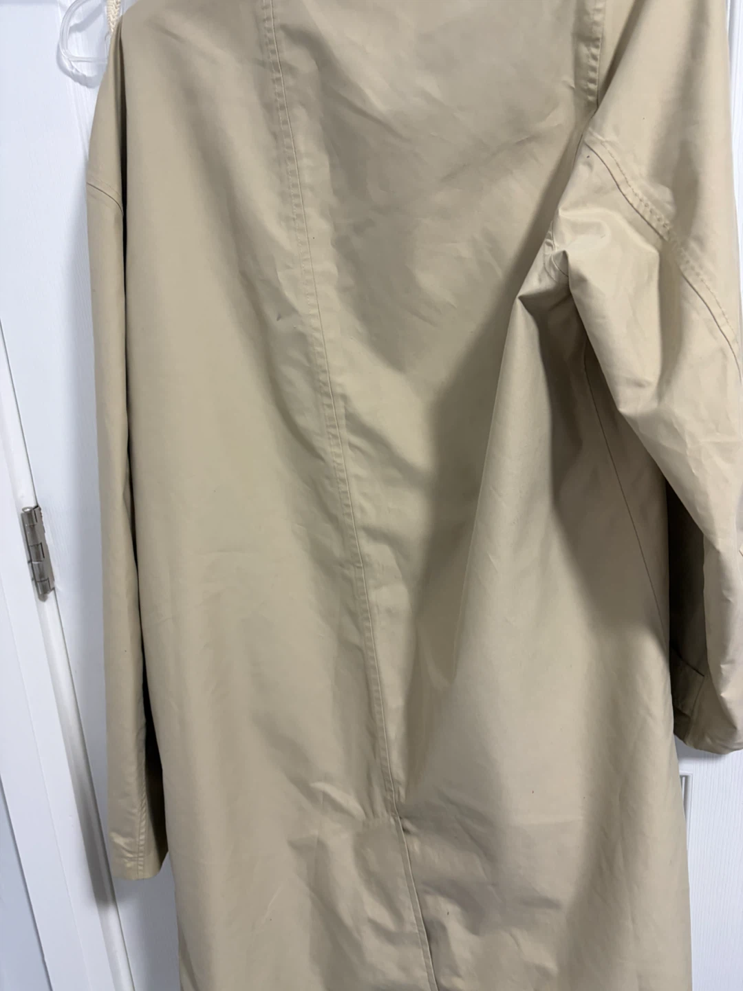 Lands' End Beige Trench Coat Size M - photo 4