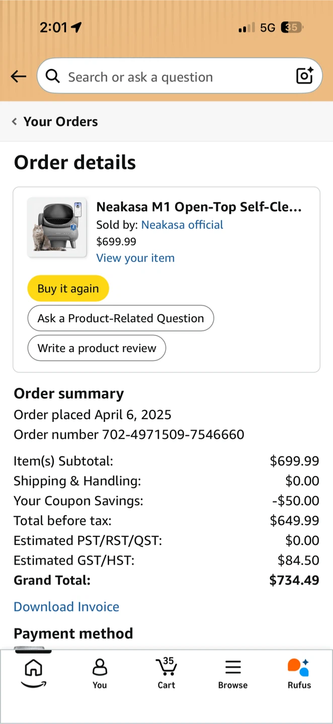 Neakasa Automatic Cat Litter Box - photo 2
