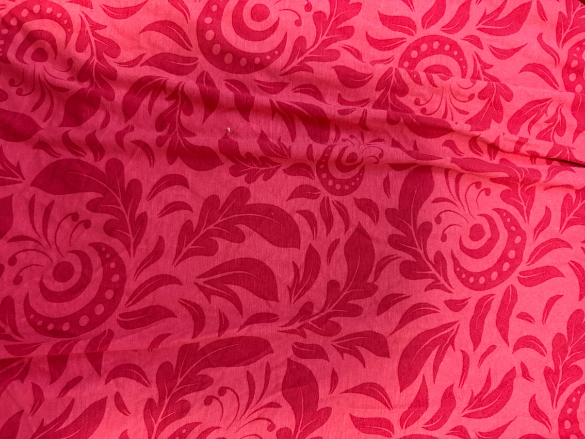 Studio 1886 Red Floral Print Top - photo 2