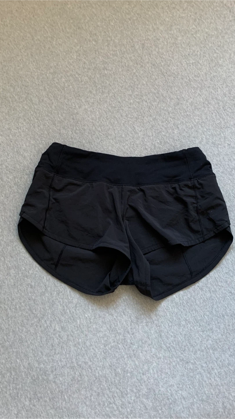 Lululemon Black Athletic Shorts - Size 2