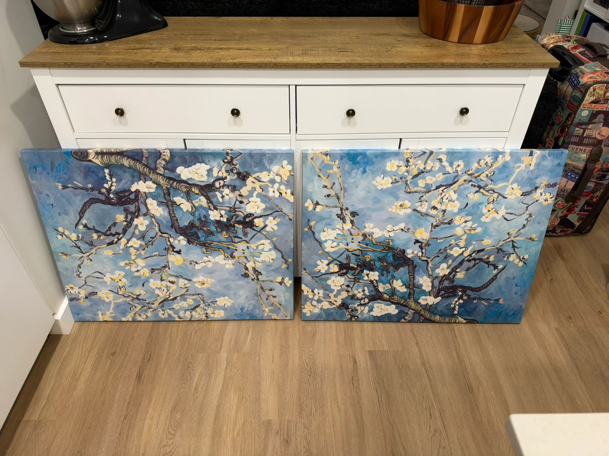 Set of 2 Almond Blossom Canvas Prints - photo 3